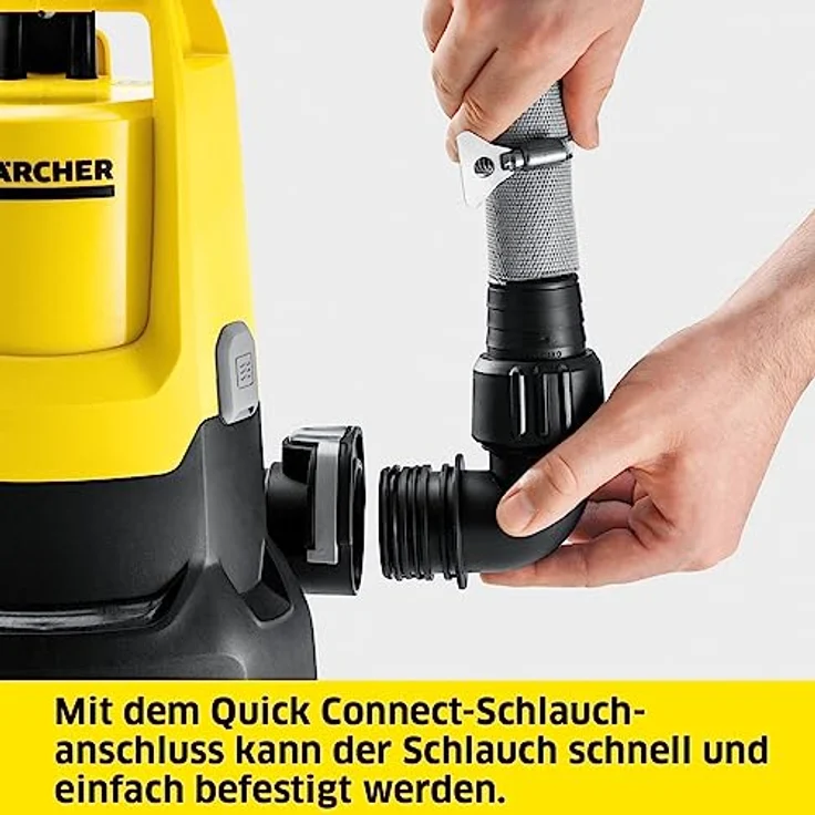 Kärcher SP 16.000 Flood Box Schmutzwasser-Tauchpumpe, 16.000 l/h, für Partikel bis 20 mm, mit 10-m-Gewebeschlauch, Flutkorb – Bild 5