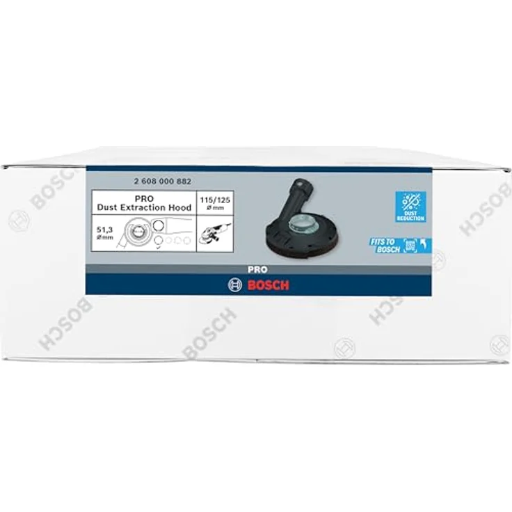 Bosch Accessories PRO Dust Extraction Hood für Winkelschleifer, Staubreduzierung, passend für 115/125 mm Modelle – Bild 2