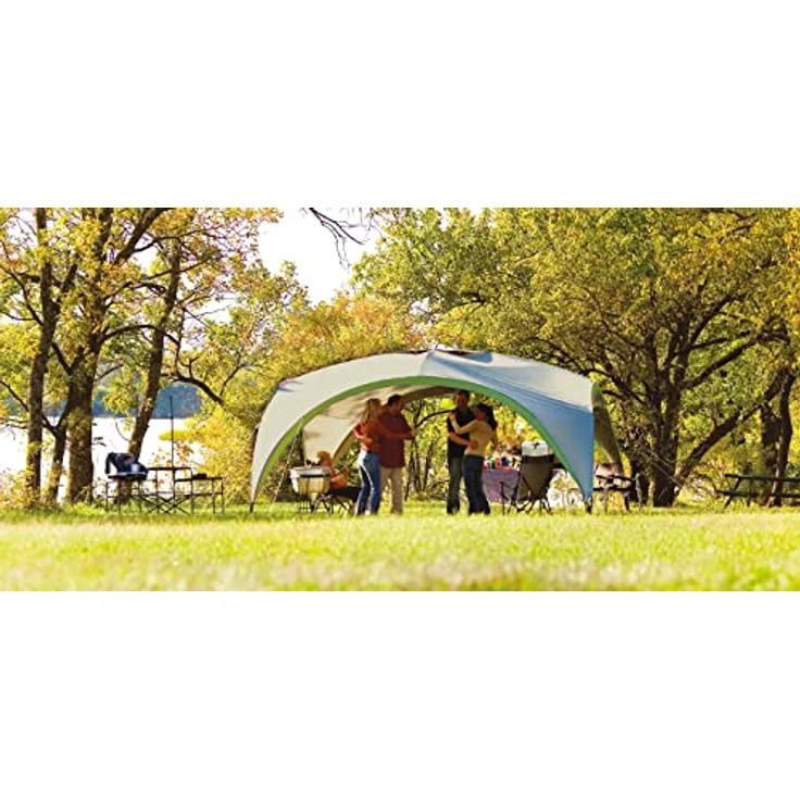 Coleman Event Shelter Pavillon, Regen- und Sonnenschutz Gartenpavillon für Partys, Strände, Festivals, Sportveranstaltungen oder Campingplätze, Stabile Stahlstangen Konstruktion, Hoher UV- Schutz – Bild 3