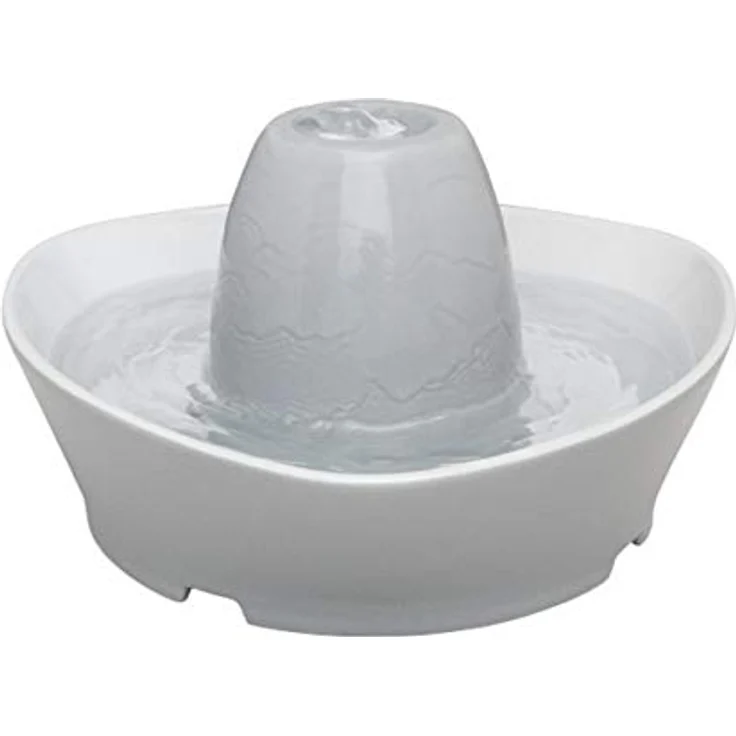 PetSafe Keramik-Trinkbrunnen Streamside, Für Katzen und kleine Hunde geeignet, Leiser Betrieb, 1,8 L Wasserkapazität – Bild 1