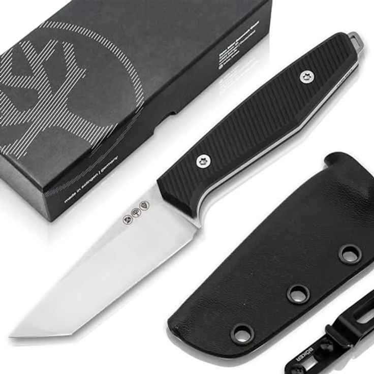 Böker Solingen® Daily Knives AK1 American Tanto - EDC Messer in Schwarz mit N690 Böhler-Stahl Klinge – Bild 1