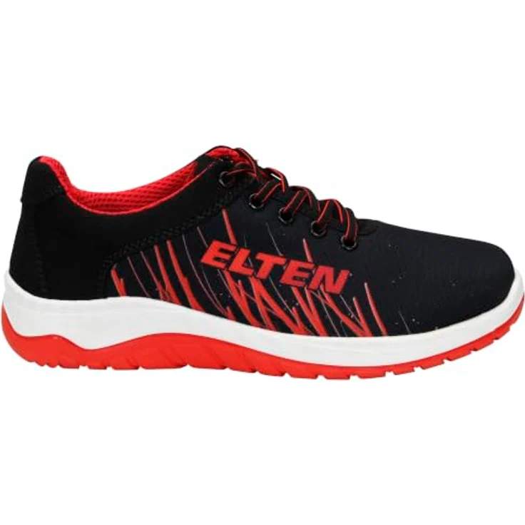 ELTEN LANA black-red Low ESD O1 Sicherheitsschuh, atmungsaktiv, gepolsterte Lasche, TPU/PU Sohle MAXXIMO – Bild 2
