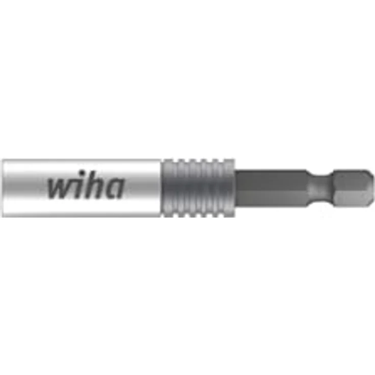 Wiha Bithalter CentroFix Super Slim mechanisch verriegelbar, Universalhalter 66 mm, extra starke magnetische Bit Halterung 1/4" für Akkuschrauber – Bild 2