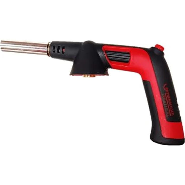Rothenberger Lötgerät Industrial RS 300, Lötbrenner mit Piezo-Zündung, 180-360 °C drehbar, für Hart- und Weichlöten von Kupferrohren – Bild 1