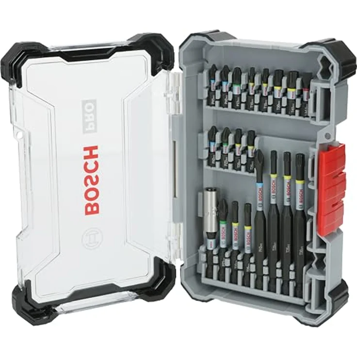 Bosch 20x PRO Impact Set, 20-tlg. (200 x 107 mm, Schlagfester Sechskantschaft, Professional Zubehör Schraubendreher) – Bild 1