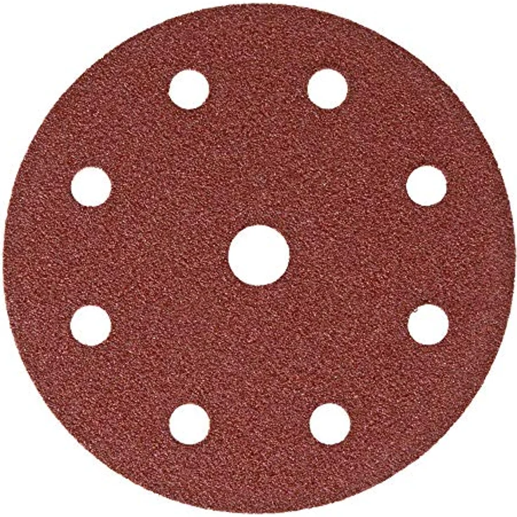STIER Schleifscheiben Holz D125 / P60 / 8-Loch / 25 Stk., Schleifpapier, Exzenterschleifpapier, Exzenterschleifscheiben, 125mm, Made in Germany – Bild 1