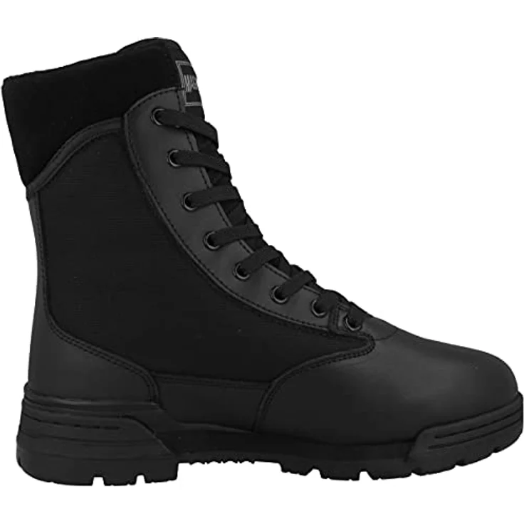 Hi-Tec Magnum Classic M800892, Sicherheitsschuhe aus Leder mit atmungsaktivem Mesh, schwarz, Gr. 47 – Bild 3