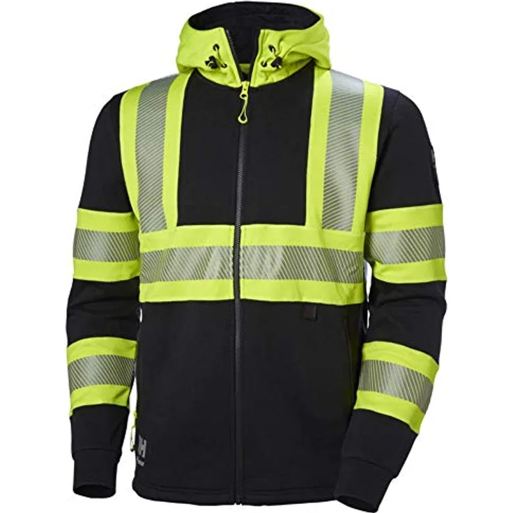 Helly Hansen Workwear ICU, Arbeitsjacke mit reflektierenden Elementen, unisex, Schwarz, M
