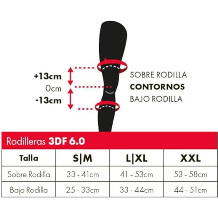 Leatt 3DF 6.0 Knee Guard, Knieprotektor mit Softprotektor und Hartschale, belüftetem AirFit Schaum und anti-rutsch Beinstraps – Bild 8