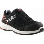 Ejendals AB Sicherheitsschuh Zenit Evo 7108 S1P SRC, schwarz, Gr. 42, Textilstrick, Aluminium-Zehenschutzkappe, rutschfeste RPU-Laufsohle, Memory-Schaum-Polsterung