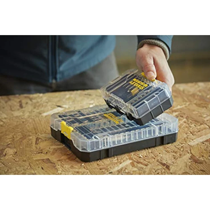 Stanley FatMax 14-tlg. Kombi Bohrer-Set STA88561, HSS- und Steinbohrer im ToughCase, kompatibel mit Pro-Stack & T-Stak – Bild 5