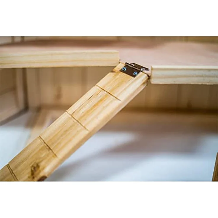 HTI-Line Hamsterkäfig Gino Hamsterkäfig Kleintiervilla Kleintierstall Holzkäfig Nagerstall Mäusekäfig Kleintierstall Holz – Bild 4