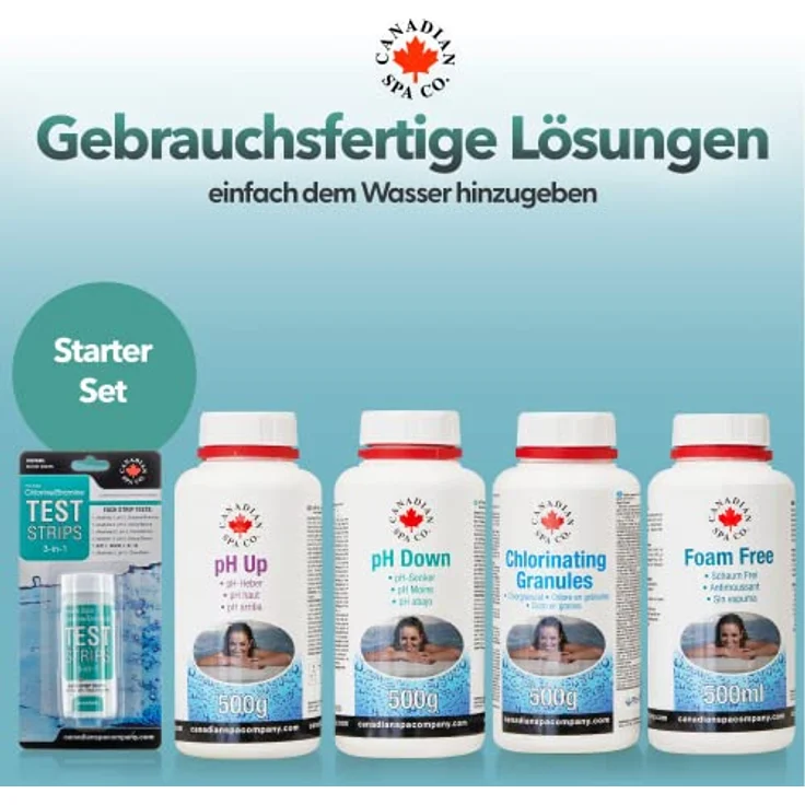 Canadian Spa Wasserpflege Anfängerset Whirlpoolchemie – Bild 6