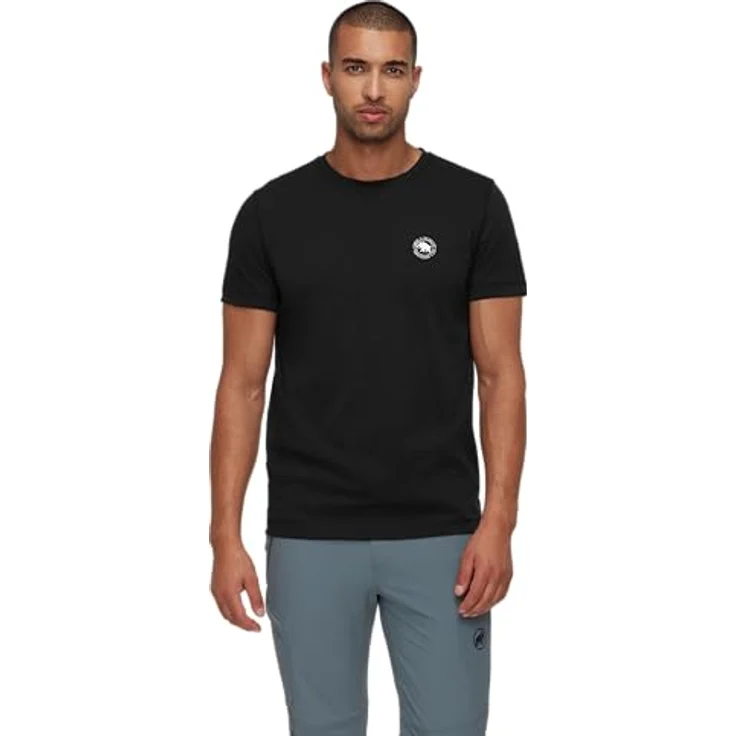 Mammut Herren Core T-Shirt, Schwarz, 100% Baumwolle, Regular Fit, atmungsaktiv und bequem für Outdoor-Aktivitäten – Bild 2