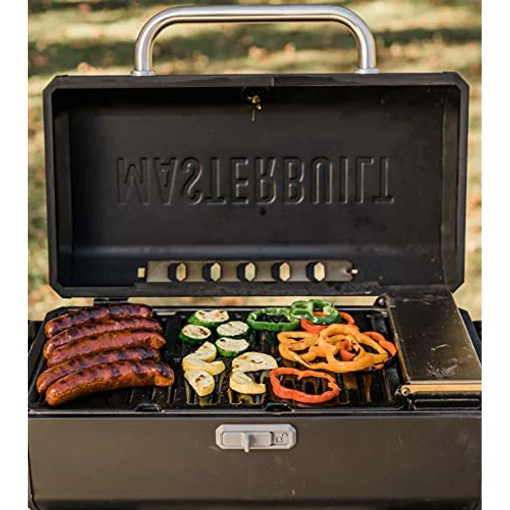 Masterbuilt® Tragbarer Holzkohlegrill und Smoker mit analoger Temperaturregelung – Bild 2