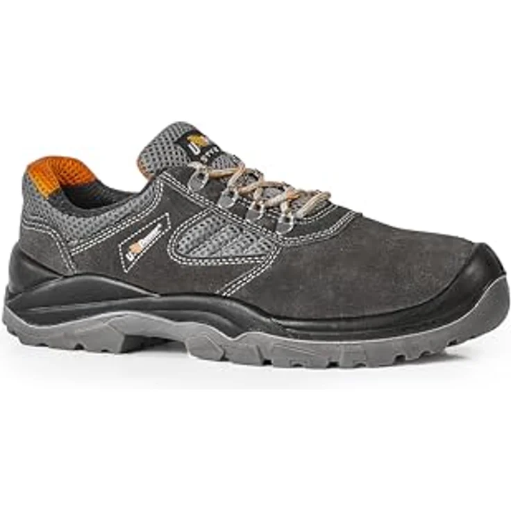 U-POWER Sicherheitshalbschuh TUDOR S1P SRC, Veloursleder, Stahlkappe, rutschhemmende Sohle, Größe 42 – Bild 2