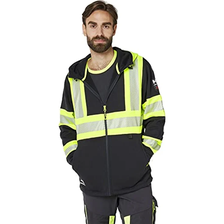 Helly Hansen Workwear ICU Arbeitsjacke mit reflektierenden Elementen, schwarz, Größe 3XL – Bild 3