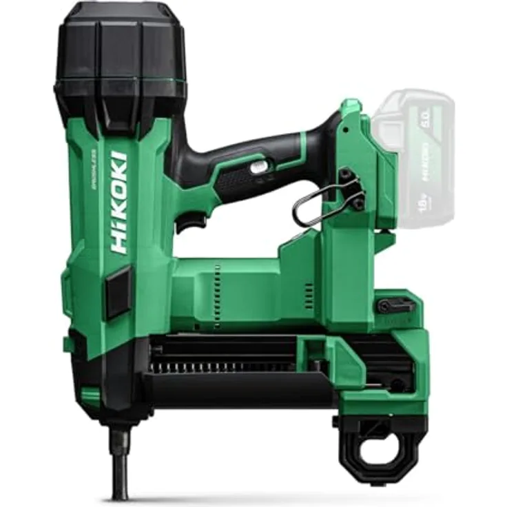 HiKOKI NC1840DAW3Z Akku-Nagler, emissionsfreier Luftfeder-Antrieb mit 110 Joule Schlagenergie, werkzeugloses Magazin, LED-Arbeitslicht