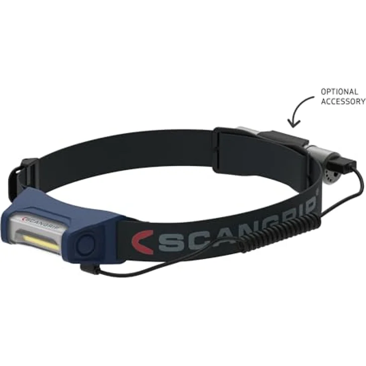 Scangrip I-VIEW Stirnlampe, 250 lm, mit Akku und Sensortechnologie, schwarz – Bild 4