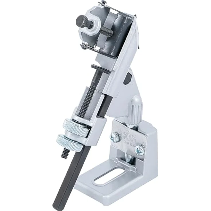 BGS TECHNIC Anschleifvorrichtung für Spiralbohrer ø 3 - 19 mm, präzises Schärfen mit verstellbarem Winkel und stabiler Werkbankbefestigung – Bild 3