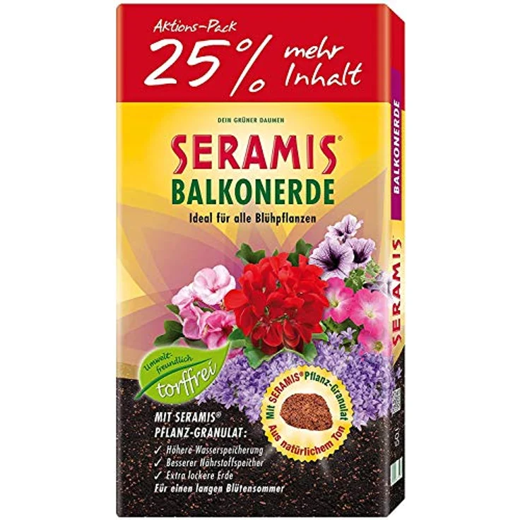 Seramis Balkonerde 50 Liter – Bild 2