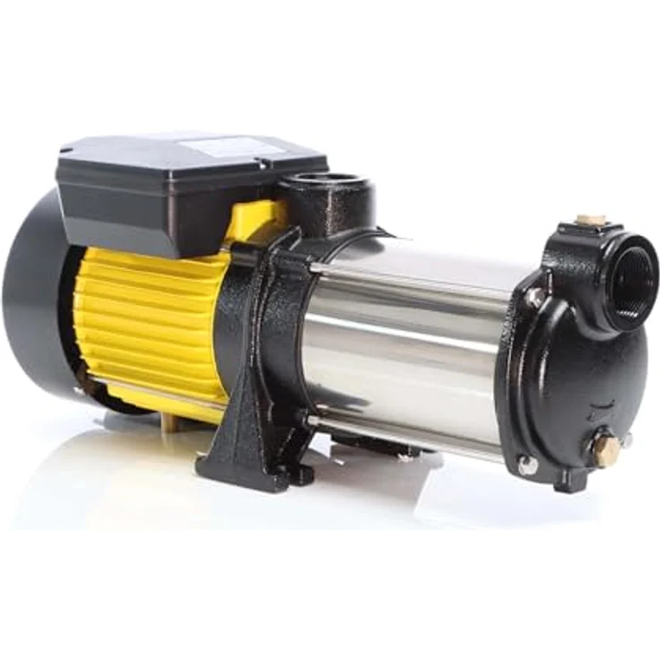 XPOtool Mehrstufige Kreiselpumpe 10200l/h 1650W Förderhöhe 65m, Ansaughöhe 8m, 2850U/min, Wasserpumpe für Hauswasserwerke, Haus und Garten – Bild 1