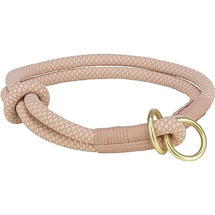 TRIXIE Halsband voor Hond Soft Half-Slip Roze/lichtroze 45x1 cm