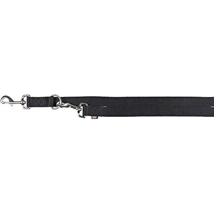TRIXIE verstellbare Hundeleine, schwarz, 2M/15Mm – Bild 2