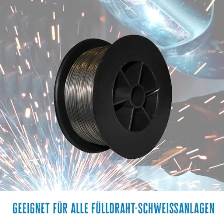 Güde 18793 Fülldraht 0,9 mm/0,9 kg (0,9 mm Drahtdurchmesser, 0,9 kg) Schwarz – Bild 2