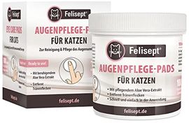 Felisept Augenpflege-Pads für Katzen, 100 Stück