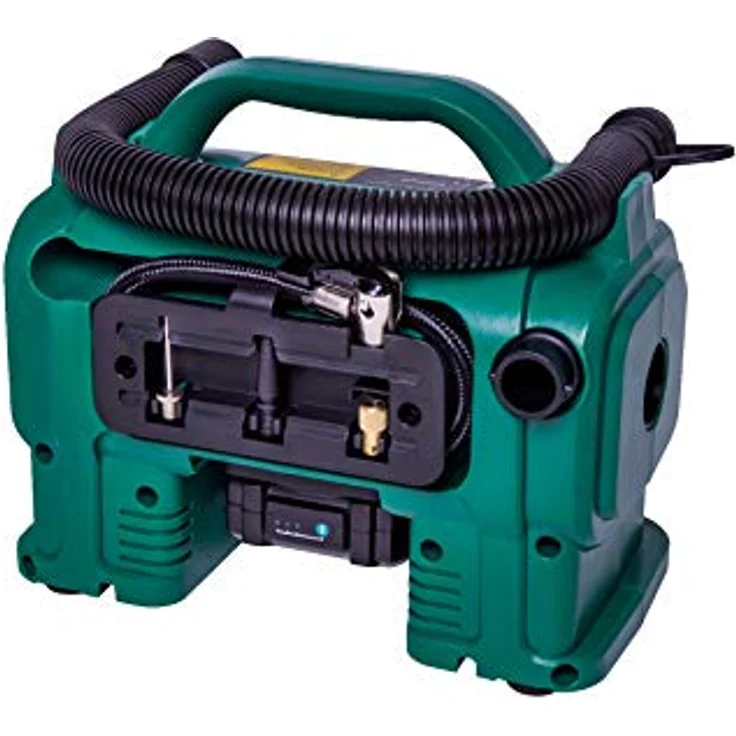 VONROC Akku-Kompressor VPower 20V - 2-in-1 Multifunktions-Kompressor mit 11 bar Max. Arbeitsdruck, inkl. 8-teiligem Zubehör - Blau – Bild 5