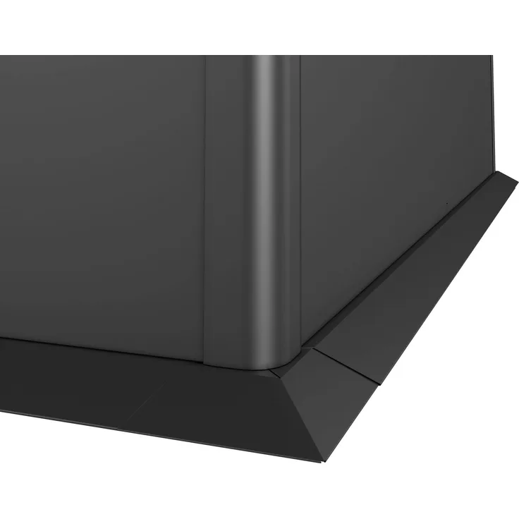 Biohort Beetumrandung B140927, Mähkante für Hochbeet BxT: 150x150 cm, Edelstahl