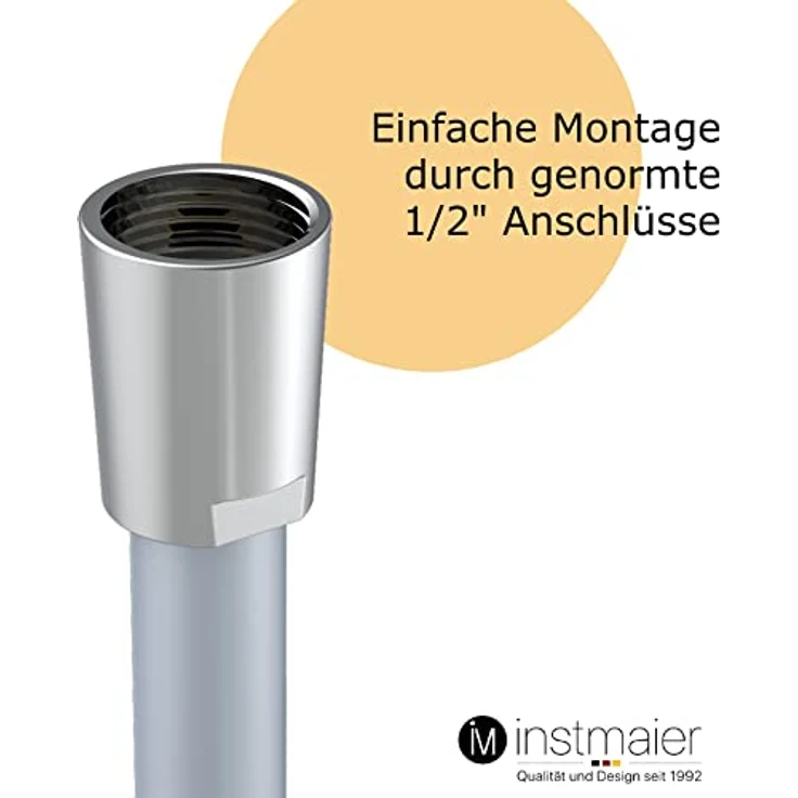 INSTMAIER Brauseschlauch BS4, 200 cm, Silverflex – Bild 5