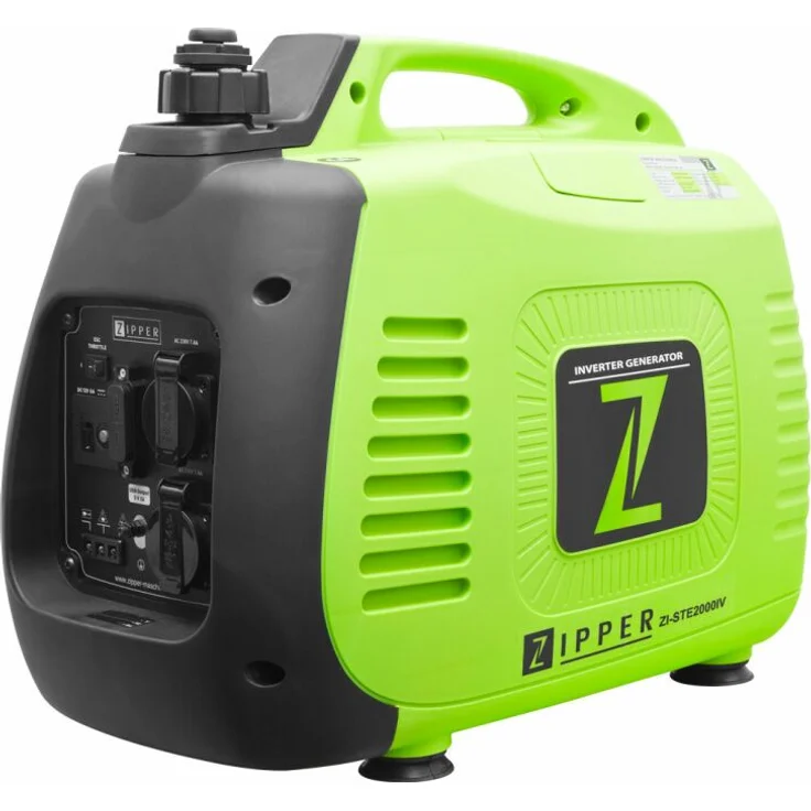 Zipper ZI-STE 2000 Stromerzeuger, max. Leistung 2,2 kW, Verbrauch 1 L/h – Bild 1