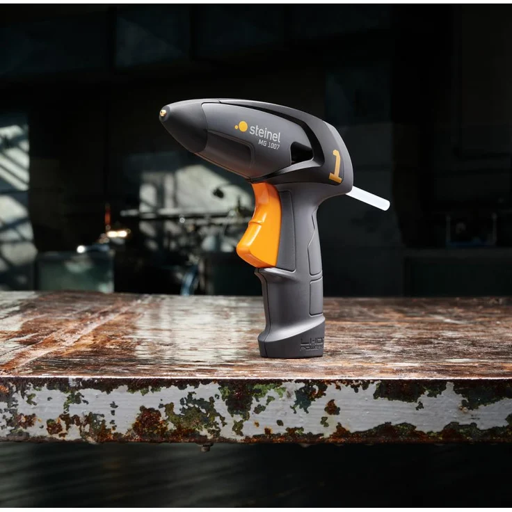 Akku-Heißklebepistole MobileGlue 1007 anthrazit, 3g/min, inkl. 3x 7mm Klebesticks Cristal und USB-Ladekabel – Bild 5