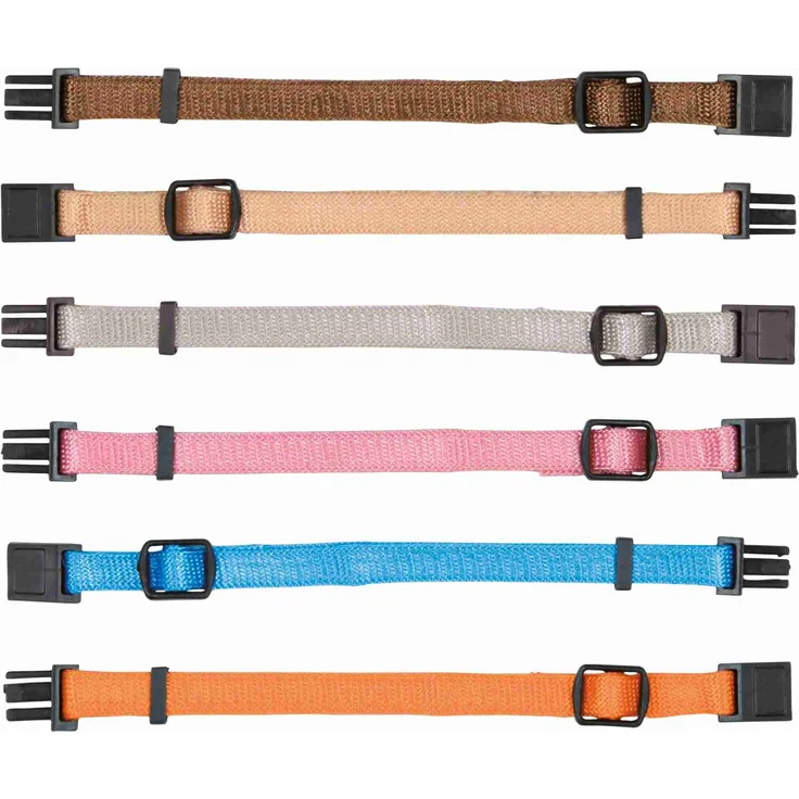 Trixie Welpenhalsbänder 6 Stück M-L (22-35 cm) – Bild 1