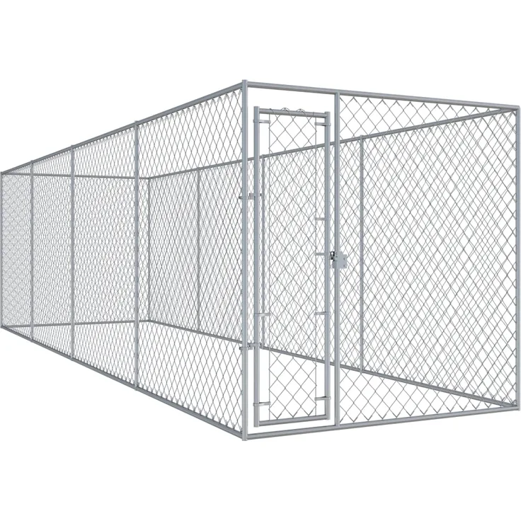 vidaXL Outdoor-Hundezwinger 760x192x185 cm