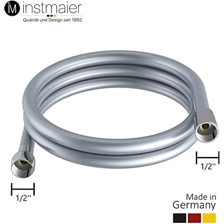 INSTMAIER Brauseschlauch BS4, 200 cm, Silverflex – Bild 2
