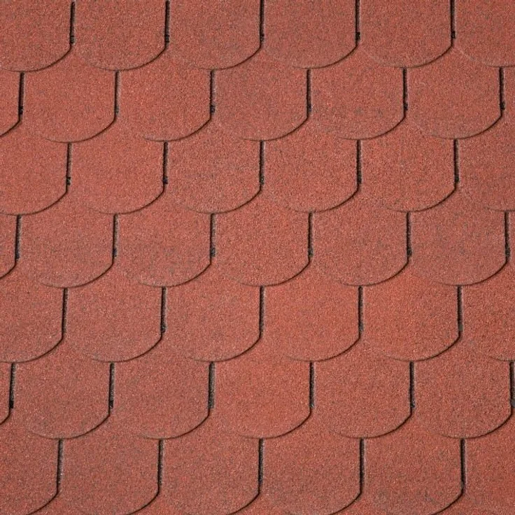 Easy Biber-Dachschindeln 80 x 33,6 cm ziegelrot