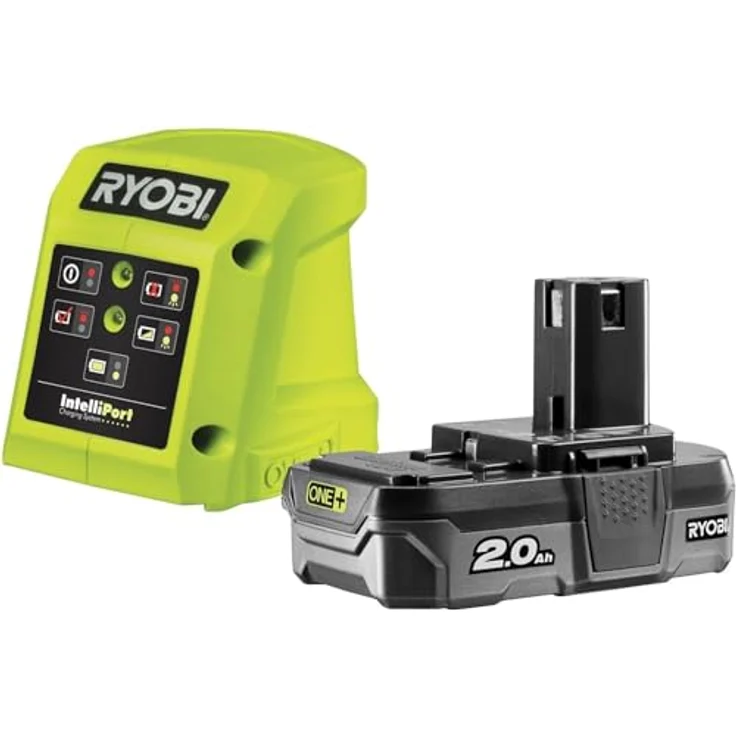 RYOBI 18 V ONE+ Akku-Schlagbohrschrauber R18PD32-1C20G, 2-Gang-Getriebe mit 50 Nm Drehmoment, 24 Drehmomentstufen, 13 mm Schnellspannbohrfutter, inkl. 2,0Ah Akku und Ladegerät – Bild 3