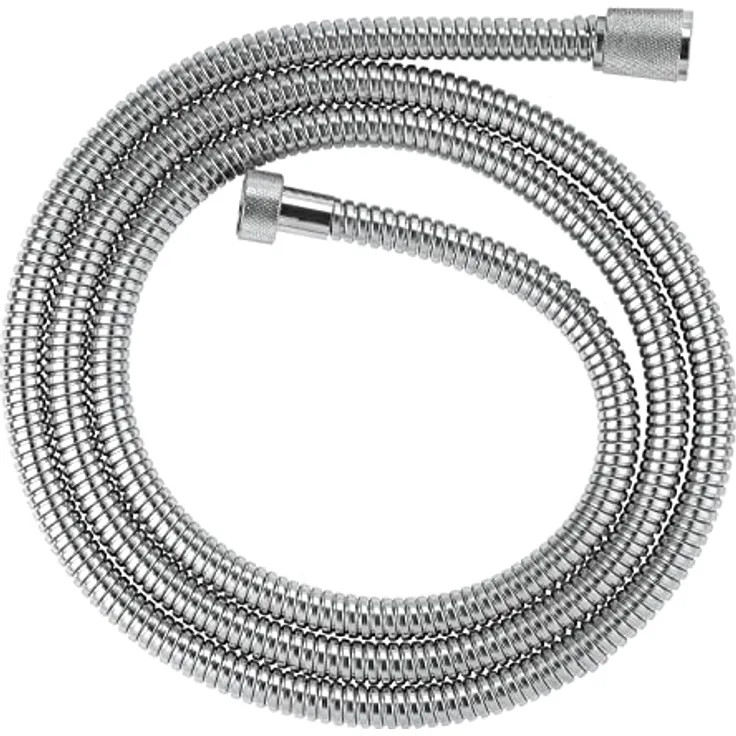 GROHE Vitalioflex - Metallbrauseschlauch (2000 mm, verstärkte Ausführung, knickfest, hitzebeständig), chrom, 22103000