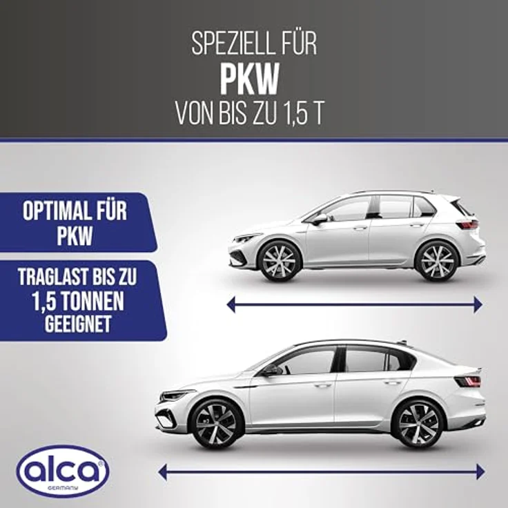 alca Wagenheber Scherenwagenheber mit Ratsche 1,5t Hubhöhe 104-380mm für Auto/SUV/MP, leicht und robust, drehbarer Sattel, extrem leicht bedienbar, blau – Bild 3