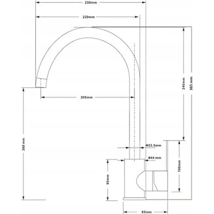 Kuchinox Edelstahl Doppelspülbecken 78x43 cm, 2-Kammer mit Mischbatterie, Siphon und Zubehör, schwenkbarer Auslauf, Silber – Bild 5