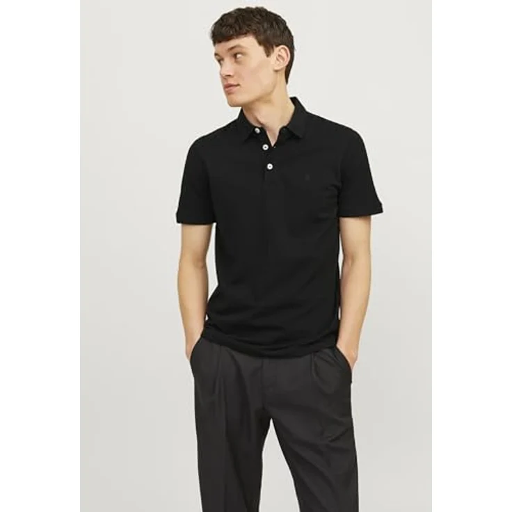 Jack & Jones Poloshirt Paulos Polo, sportlich mit kontrastfarbenen Elementen, schmal geschnitten, blau – Bild 3