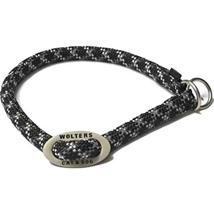 Wolters | Schlupfhalsband Everest reflektierend in Schwarz/Graphit | L 30 - 35 x B 0,9 cm – Bild 2