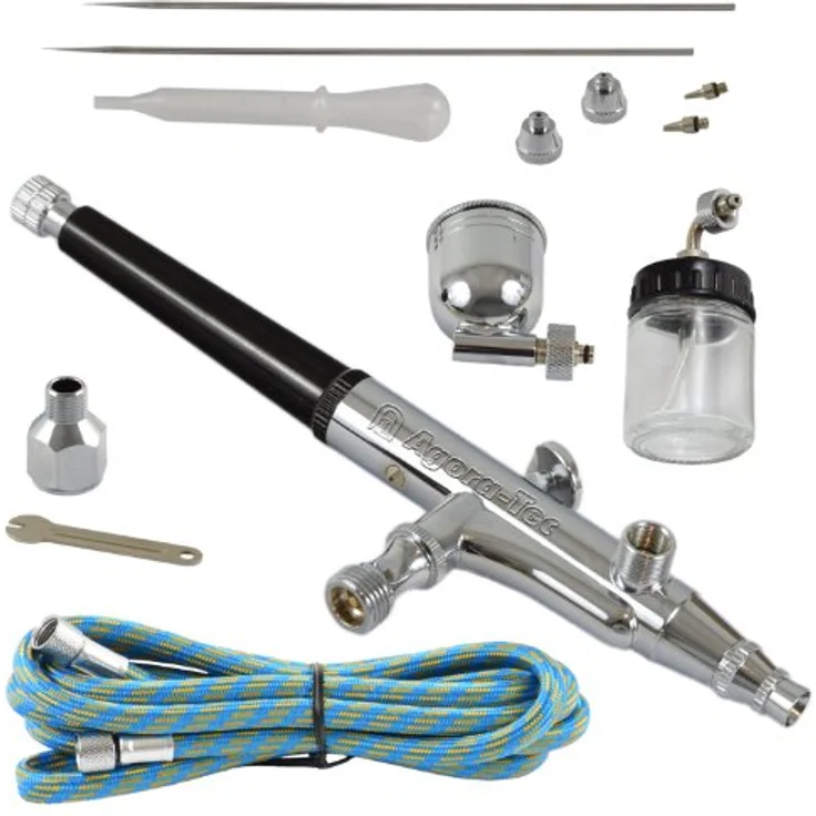 AGORA-TEC Airbrush Pistole Kit AT-AK-02 - Agora-tec – Bild 2
