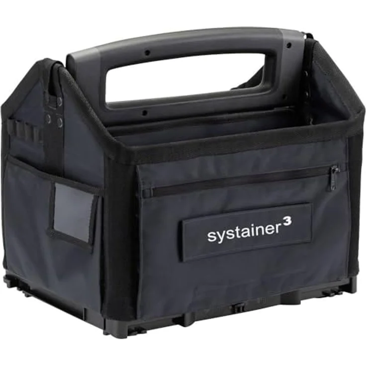 Tanos Systainer³ ToolBag M 83000619 Werkzeugtasche unbestückt (B x H x T) 396 x 359 x 296 mm - flexible Organisation im Top-Design, Cabrio-Textiltasche in Schwarz