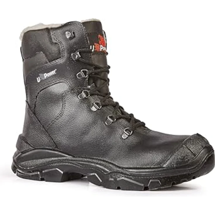 U-Power KLEVER UK, Sicherheitswinterstiefel S3 CI SRC, schwarz, Leder mit durchtrittsicherer Brandsohle und antibakteriellem Fussbett – Bild 2