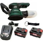 Parkside PAEXS 20-Li B2, Akku-Exzenterschleifer 20V mit 6-stufiger Drehzahl, ergonomischem Griff und Staubabsaugung, inkl. Transportkoffer