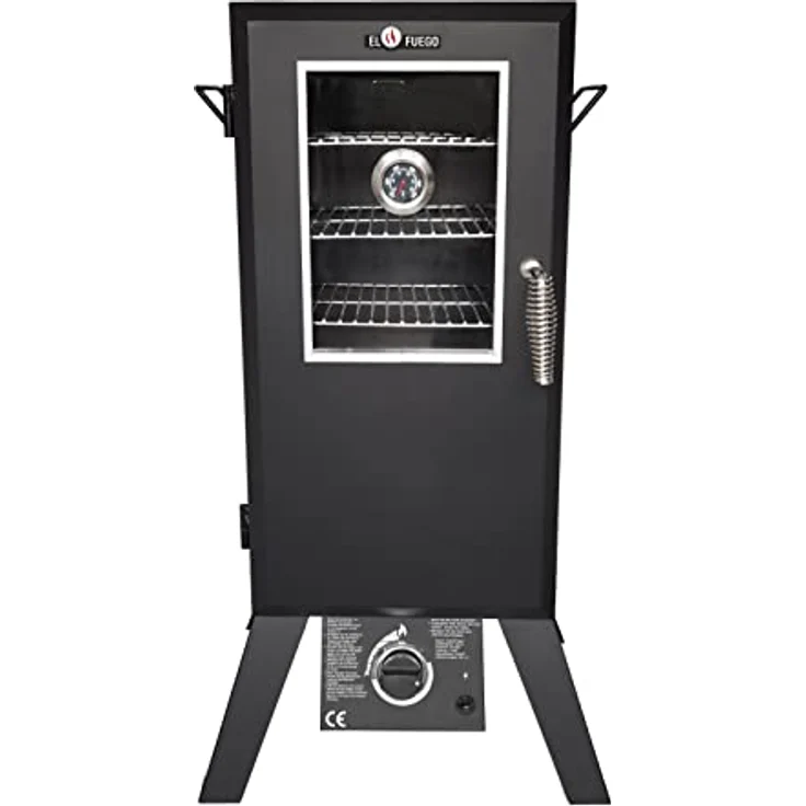 El Fuego Holzkohlegrill Smoker Portland W Window - AY3173 – Bild 2